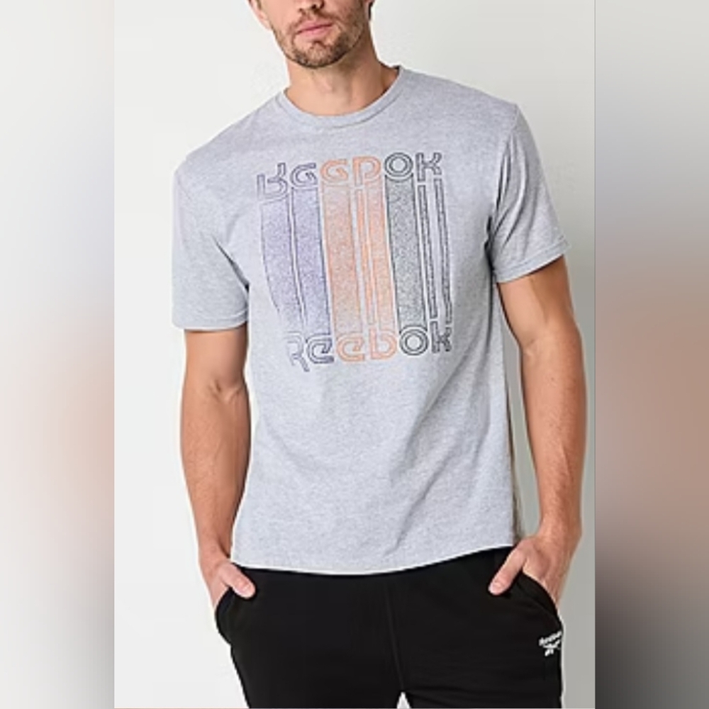 Reebok Men's Crew Neck Short Sleeve Graphic T-Shirt